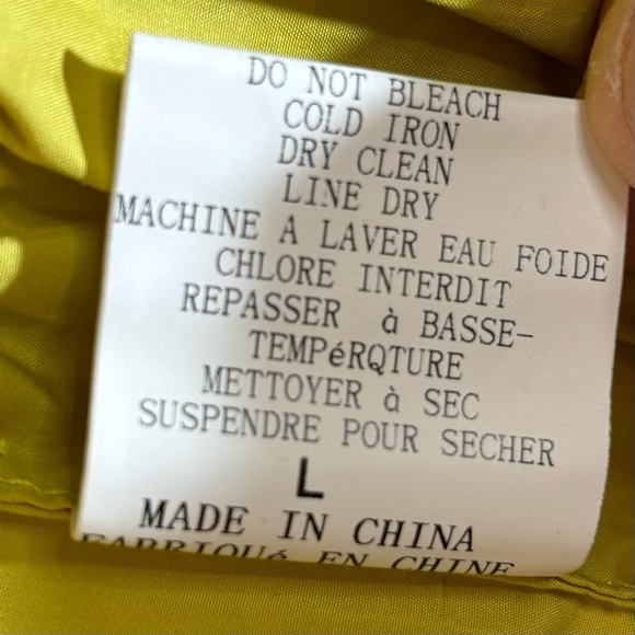 SISSY ME Sz L Puffer Coat Jacket Emerald Green Embroidered Snap Buttons NEW - Picture 3 of 14